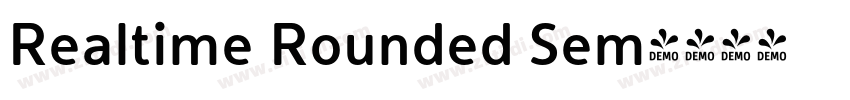 Realtime Rounded Sem字体转换